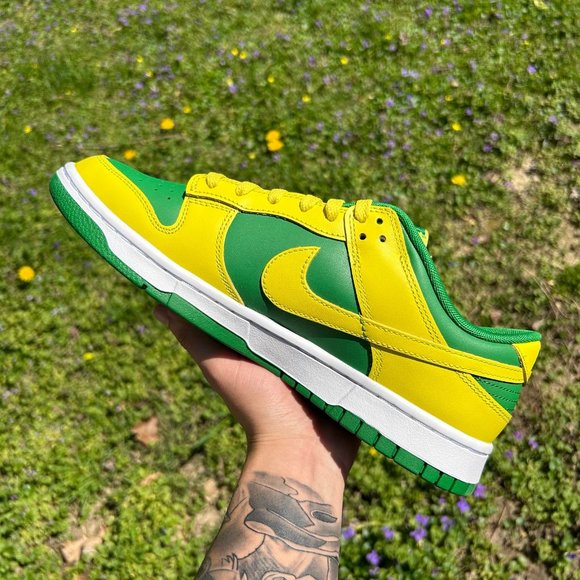 ?Nike Dunk Low Reverse Brazil ?Unisex Sneakers Women\'s or Men\'s Sneakers SHOE main image 4